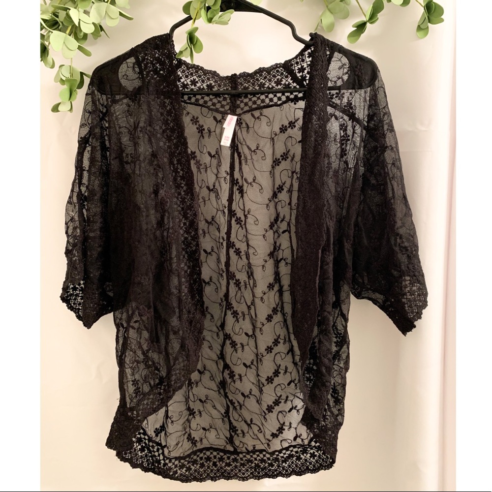 Short duster cardigan
